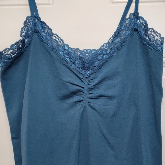 Attention Plus Lace Trim Cami Tank Top size 1X - Picture 12 of 12